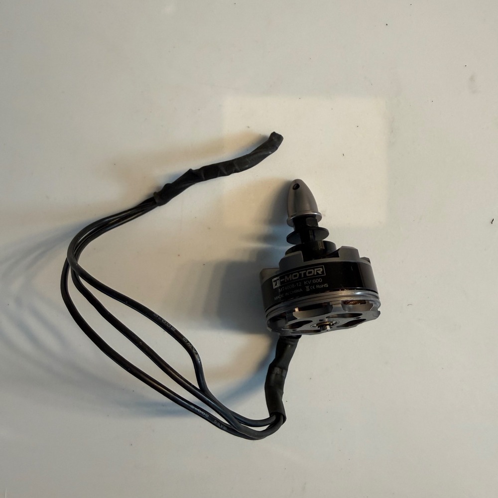 T-Motor MT4008-12 KV:600 Brushless Motor  Multirotor Drone UAV RC Black Silver